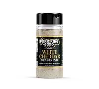 Pork King Good Condimento per cucinare e condimento per popcorn - Keto Friendly, Paleo, No MSG, senza glutine (Cheddar bianco, shaker singolo)