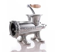 Porkert Profi tritacarne manuale, misura 22, in ghisa di alta qualità, con coltello e disco forato Ø 4,5 mm