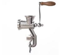 Porkert tritacarne manuale, misura 5, in ghisa di alta qualità, per uso domestico, con coltello e disco forato Ø 4,5 mm