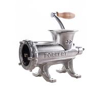 Porkert tritacarne professionale manuale misura 22 in ghisa di alta qualità, con coltello e disco Ø 4,5 mm