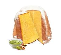 PORN-ORO VEG 1Kg | Pandoro Vegano al Pistacchio Sn00py Food | 100% Vegetale - Senza Burro, Latte e Uova | Maxi 1 Kilo
