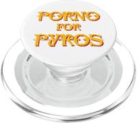 Porno For Pyros - Orange Logo White PopSockets PopGrip per MagSafe
