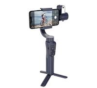 Porodo Stabilizzatore Gimbal Anti-Shake con AI Tracker a 3 assi, Tracciamento Oggetti, Treppiede Integrato, Funzionamento 8H, Angolo di Pan 360˚, Flip, Anteriore/Posteriore 180˚, Power Bank, per