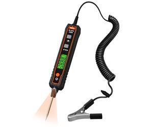 POROMETISTO VT01A Smart Tester circuiti Professionale 0.8-100V DC con torcia elettrica,Comprobador De Corriente Con retroilluminazione LCD,Tester per circuiti elettrici con Detección Automática