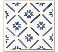 Poromoro Set di adesivi per piastrelle a buccia e stecco in stile azulejo portoghese spagnolo di 16 pezzi (3.9 35)