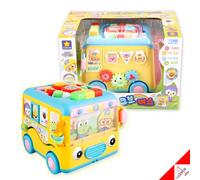 PORORORO Melody Cube Bus Educational Learning Sensory Development Play Toy