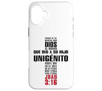 Porque de tal manera amó Dios al mundo Custodia per iPhone 16 Plus