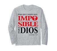Porque para Dios No Hay nada Imposible, Versículos bíblicos Maglia a Manica