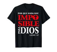 Porque para Dios No Hay nada Imposible, Versículos bíblicos Maglietta