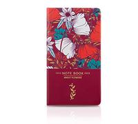 PORRASSO A6 Taccuino Impermeabile Diario Di Viaggio Bloc Notes Portatile Quaderno PU Stampa Squisita Journal 95 Fogli 17.8x10 CM Rosso