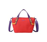 PORRASSO Borsa a Tracolla Leggera Donna Borsa Tote in Nylon Resistente all'Acqua Borse a Spalla Multifunzione con Tracolla Regolabile Mini Borse Quotidiana per Viaggio Shopping Spostamenti Rosso
