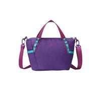 PORRASSO Borsa a Tracolla Leggera Donna Borsa Tote in Nylon Resistente all'Acqua Borse a Spalla Multifunzione con Tracolla Regolabile Mini Borse Quotidiana per Viaggio Shopping Spostamenti Viola
