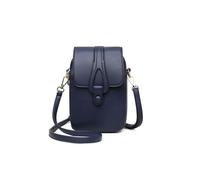 PORRASSO Borse a Tracolla Donna Borsa per Cellulare con Foro per Auricolari Ragazze Borsa a Spalla Cellulare Portafogli per Dating Shopping Viaggio Blu Navy