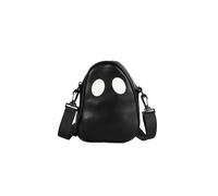PORRASSO Donna Borsa a Tracolla Eccentrica Borse a Spalla Coppie Gotico Sacchetto di Messenger Crossbody Bag per Halloween Viaggio Uso Quotidiano Nero