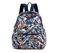 PORRASSO Donna Zaino Moda Daypack Ragazza Zainetto Borsa da Scuola Leggero Nylon Zaini per Scuola Lavoro Viaggio Spine
