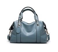 PORRASSO Elegante Borse a Mano Donna Borse a Spalla Borsa a Tracolla Impermeabile Borsetta in Pelle PU per Lavoro Viaggio Incontri Blu