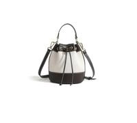 PORRASSO Moda Borsa a Tracolla da Donna Borse Spalla in PU Borsetta Ragazza Borsa a Secchiello con Coulisse per Dating Viaggi Uso Quotidiano Bianco