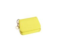 PORRASSO Moda Porta Carte di Credito Pelle Portamonete Donna Portafoglio con Protezione RFID Portatile Porta Tessere Giallo di Limone