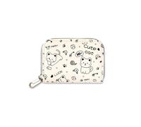 PORRASSO Porta Carte di Credito Carino Portamonete Donna Portafoglio Portatile Porta Tessere Nero