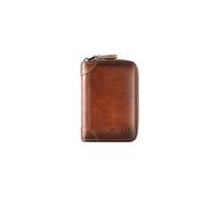 PORRASSO Porta Carte di Credito Pelle Portamonete Uomo Portafoglio con Protezione RFID Portatile Porta Tessere con 12/20/30/45 Porta Carte di Credito Marrone B