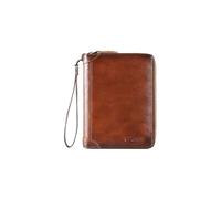 PORRASSO Porta Carte di Credito Pelle Portamonete Uomo Portafoglio con Protezione RFID Portatile Porta Tessere con 12/20/30/45 Porta Carte di Credito Marrone C