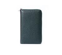 PORRASSO Portafoglio da Viaggio Custodia per Passaporto Copertina per Passaporto in Pelle con Blocco RFID per Donna Carte D'Identità Carte di Credito Passaporto Verde