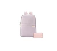 PORRASSO Zaino PC Portatili Donna Daypack Zaini per 16 Inch Laptop con Cinghia per Bagagli Borsa Portaoggetti Viaggio Backpack Lavoro Impermeabile Zainetto Viola B