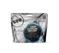 Porridge mele, mirtilli rossi, cannella e semi di chia bio