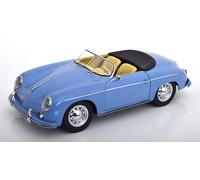 Porsche 356 A speedster blu dal 1955 a 1/12 della scala KK KKDC120095