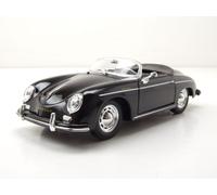 Porsche 356 A Speedster Nera Modellino 1:24 Welly