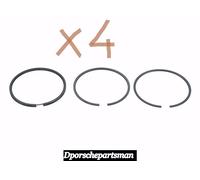 Porsche 356 Sc/912 Pistone Anello Set-Standard (82.50 MM) 1.5-2-4 MM { 4 }