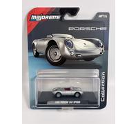 Porsche 550 Spyder 1955 Argento Scala 1:64 Majorette 8505001000