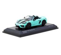 Porsche 718 Spyder RS Verde Menta 1:64 Scala Minichamps Tarmac Works T64MC008MG