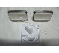 Porsche 911 959 964 924 944 968 FRECCE BIANCHE INDICATOR LENS BLINKER CABOCHON