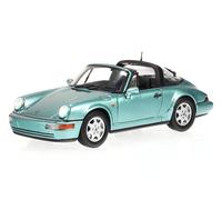 Porsche 911 964 Targa 1991 verde met. modello di auto 61364 Maxichamps 1:43