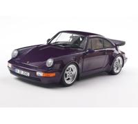 Porsche 911 (964) Turbo 1990 Viola Metallizzato Modellino 1:18 Solido