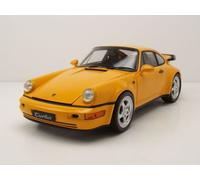 Porsche 911 (964) Turbo Giallo Modellino 1:18 Welly