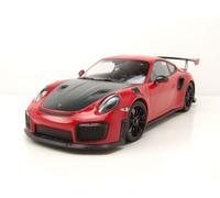 Porsche 911 (991.2) GT2 Rs 2018 Rosso Nero Cerchioni Modellino 1:18 Minichamps