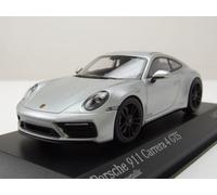 Porsche 911 992 Carrera 4 GTS 2021 Argento Modellino 1:43 Minichamps