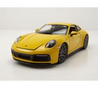 Porsche 911 (992) Carrera 4S 2019 Giallo Modellino 1:24 Welly