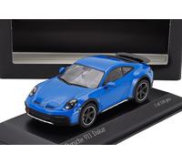 PORSCHE 911 - 992 DAKAR COUPÉ 2023 blu 1/43 di Minichamps 410062072