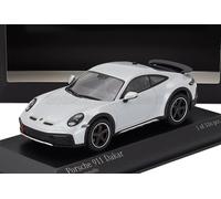 PORSCHE 911 - 992 DAKAR COUPÉ 2023 grigio argento 1/43 di Minichamps 410062074