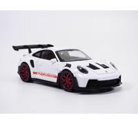 PORSCHE 911 - 992 GT3 RS blanc & rouge 1/43