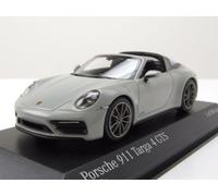 Porsche 911 992 Targa 4 GTS 2022 Grigio Calcare Modellino 1:43 Minichamps