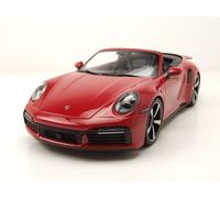 Porsche 911 (992) Turbo S Cabrio 2020 Rosso Modellino Auto 1:18 Minichamps