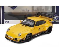 Porsche 911 993 RWB Body kit Racing 2020 Cinderella Yellow Giallo Solido 1:18