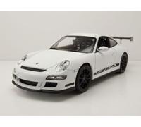 Porsche 911 (997) GT3 RS 2007 Modello Auto 1:18 Welly Bianco Die-Cast