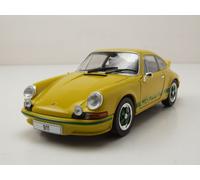 MODELLINO AUTO STATICO WHITEBOX PORSCHE 911 CARRERA RS 1972 GIALLO/VERDE 1:24