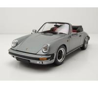 Porsche 911 Carrera 3.2 Cabrio 1983 Grigio Metallizzato Modello 1:18 Minichamps
