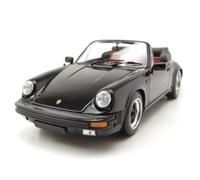 Porsche 911 Carrera Cabrio 1983 Nero Modellino Auto 1:18 Minichamps